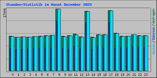 Stunden-Statistik im Monat Dezember 2025